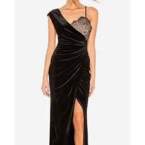 BCBG Elegant Asymmetrical Gown